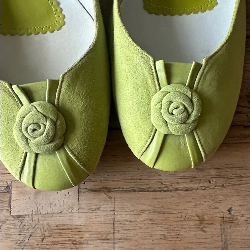 Delman suede ballet
